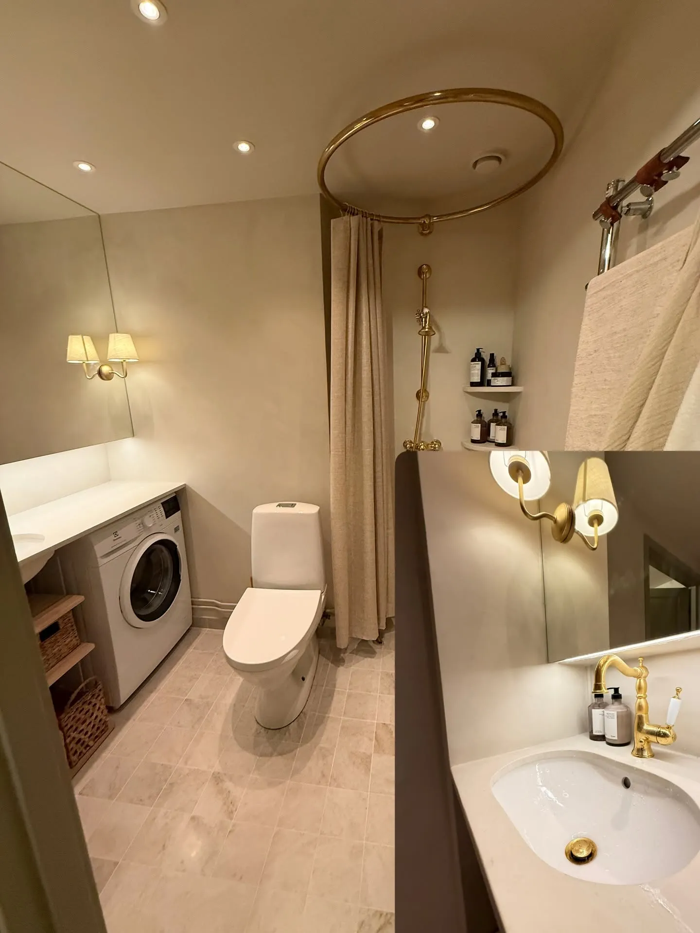 Renoverat badrum i Stockholm